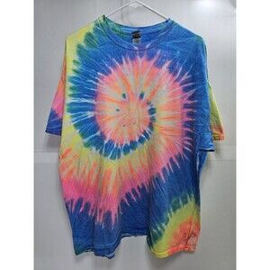 Pops Route 66 Arcadia Ok Tie-Dye T-shirt  2XL